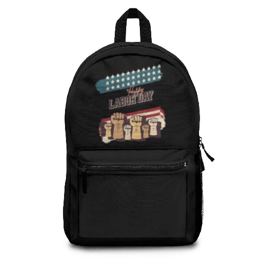 Labor Day Fists Raised Backpacks