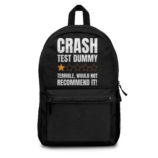 Broken Bone Injury Gifts Crash Test Dummy Backpacks