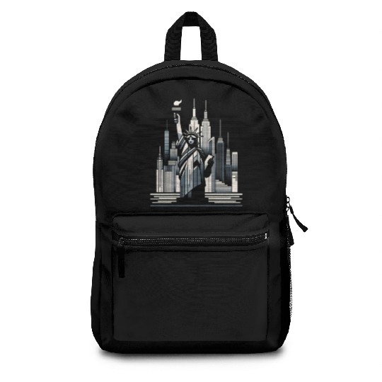 Statue of Liberty Embrace Backpacks
