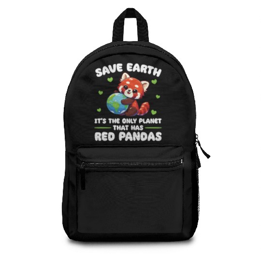 Is The Only Planet With Red Pandas Earth Day Backpacks