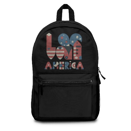 I Love America Backpacks
