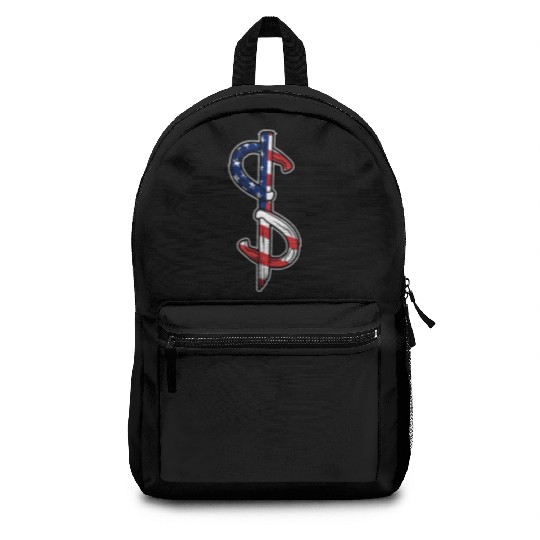 Horseshoe Pitching USA FLag Backpacks