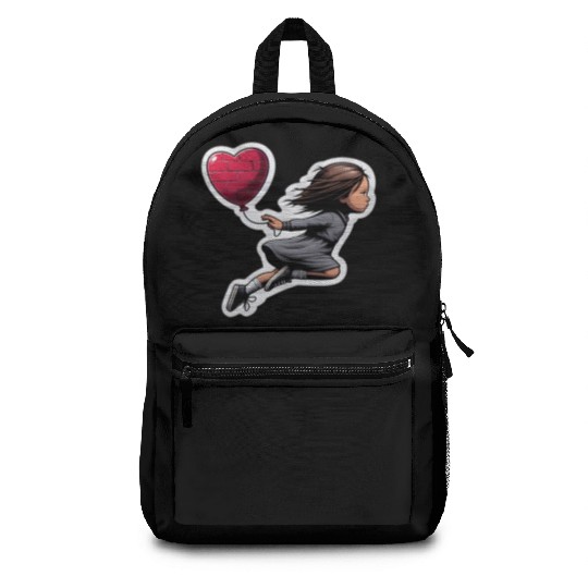 Girl with Balloon by Banksy, Iconic Street Art Backpacks