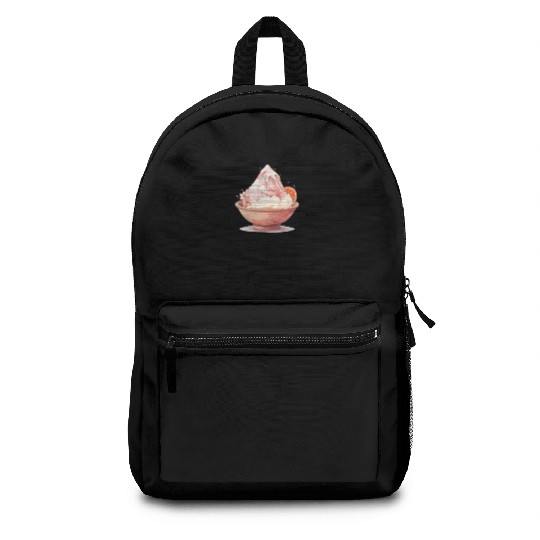 there s always room for desserts-sakura shaved ice Backpacks