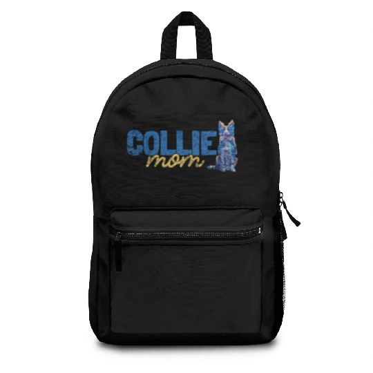 Unique Border Collie Design For Dog Lovers Backpacks