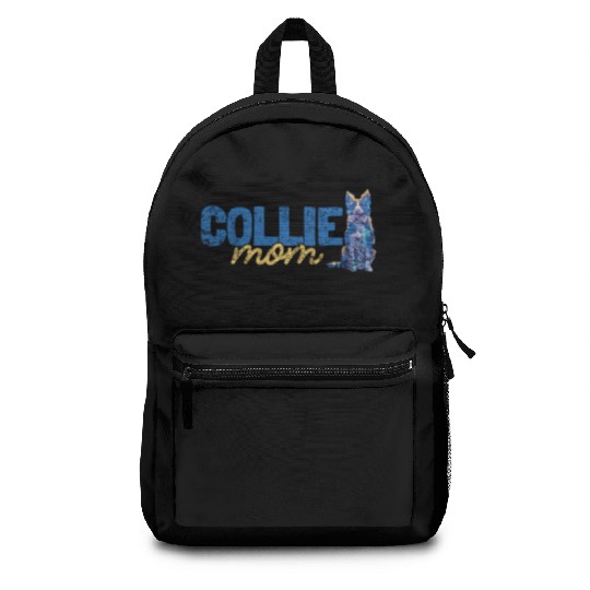 Unique Border Collie Design For Dog Lovers Backpacks