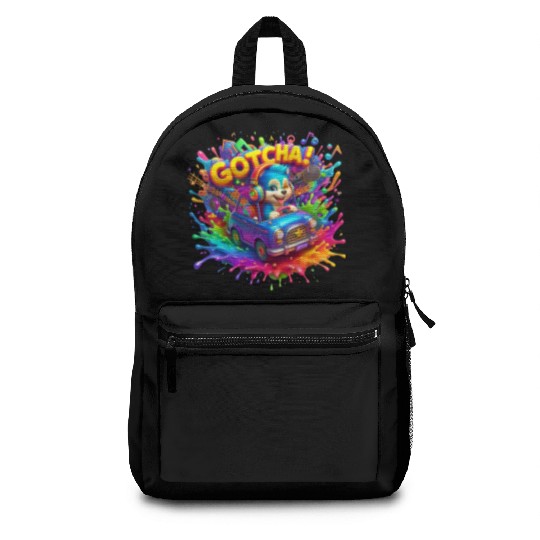 Stellar Cadence: Symphony of Neon Hues - GoTCha! Backpacks