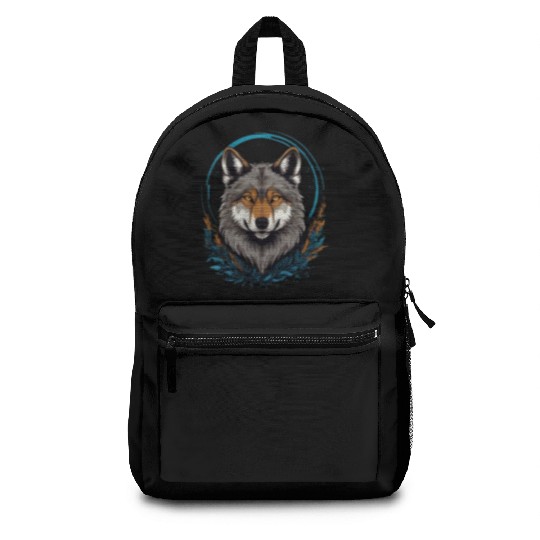 Flag Wolves July Howling Wolf Backpacks