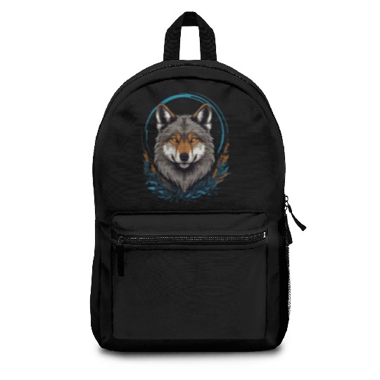 Flag Wolves July Howling Wolf Backpacks