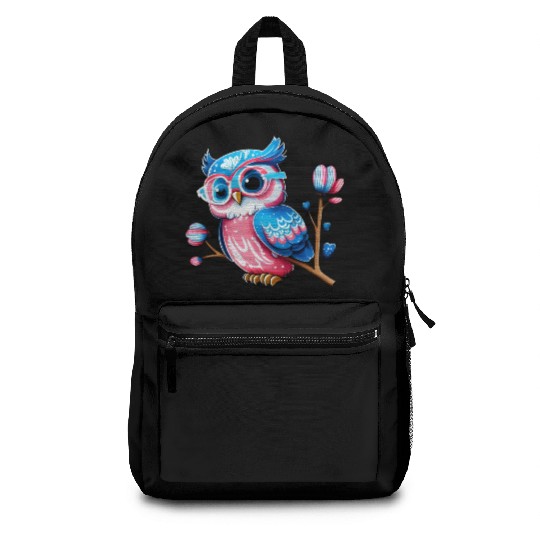 Red White and Blue Owl Backpacks