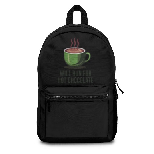 Will Run For Hot Chocolate Backpacks