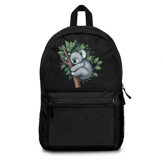 Slumbering Koala: Peaceful Tree Hugger Backpacks