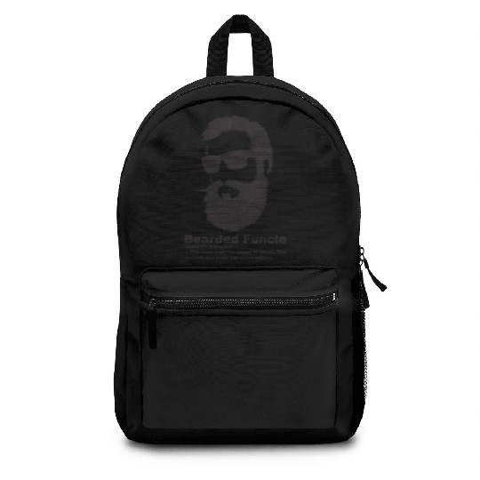 Cool Bearded Funcle - Birthday My Fun Uncle Backpacks