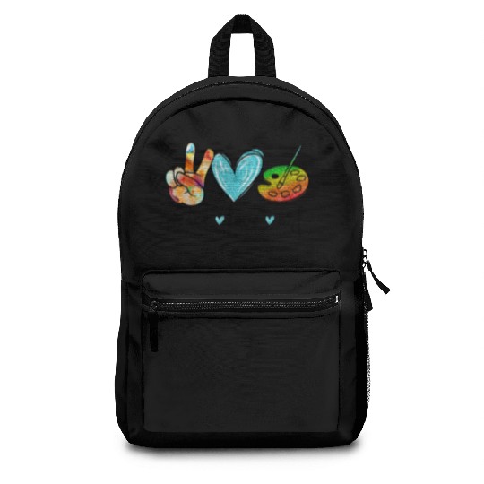 Painting Palette Funny Art Teacher Backpacks