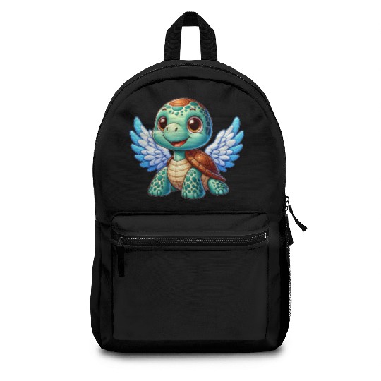 Angel Turtle with Wings and Halo Backpacks
