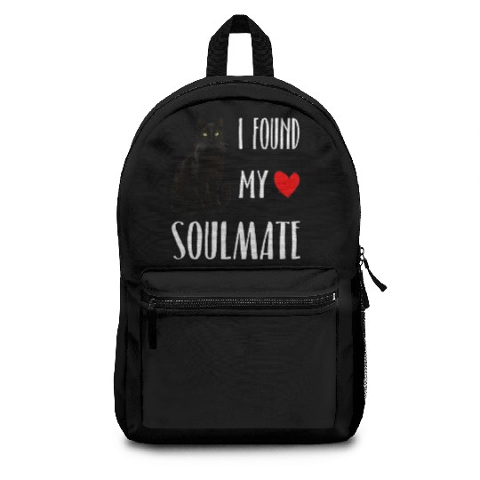 I Found My Soulmate Bombay Cat Lover Best Friend Backpacks