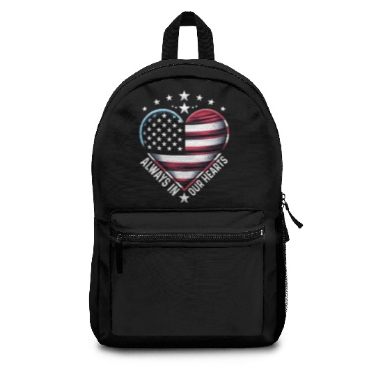 memorial day Always in Our Hearts Backpacks