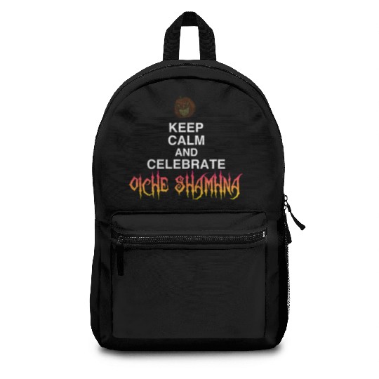 Keep Calm And Celebrate Oíche Shamhna Halloween Backpacks
