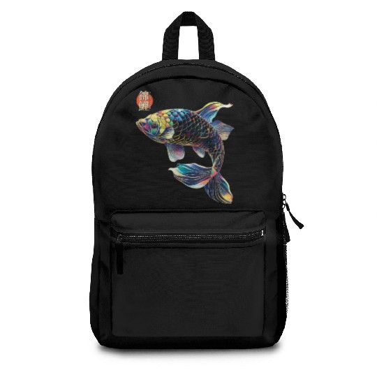 Japanese Koi Fish Koi Carp Lovers Women Men Kids T Backpacks