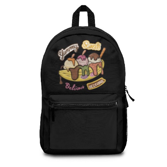 banana split-Delicious sweet Backpacks