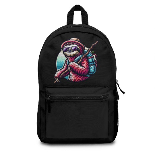 Cool Sloth Hiking Adventure in Nature Backpacks