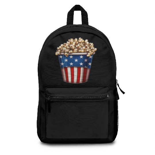 4th Of July. popcorn Backpacks