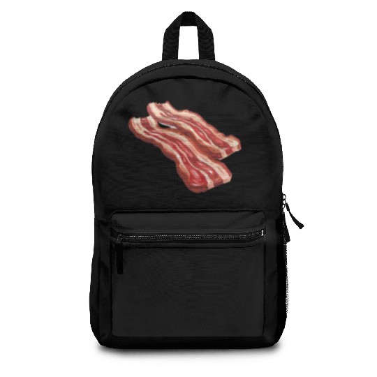 Delicious Bacon Strips Illustration Backpacks