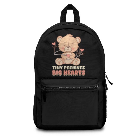 PICU Nurse Tiny Patients, Big Hearts Backpacks