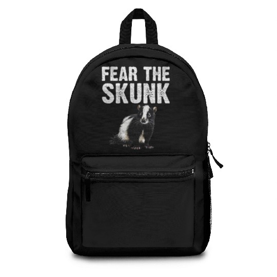 Best Skunk Design Zookeeper Skunk Lover Backpacks