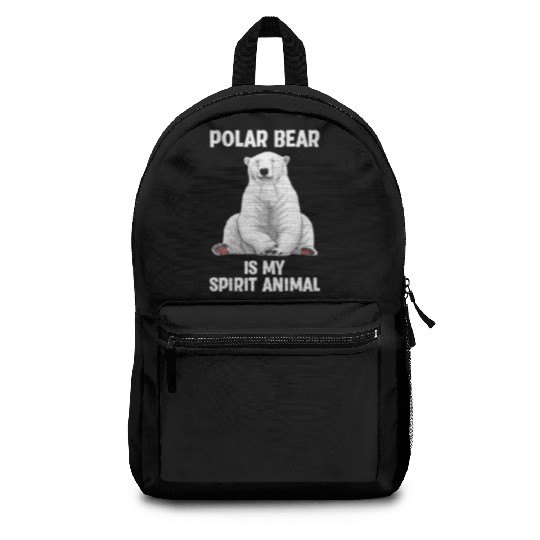 Cool Polar Bear Art For Wo Polar Bear Lover Backpacks