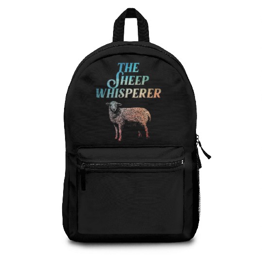 Sheep Art For Lamb Farmer Animal Sheep Lover Backpacks