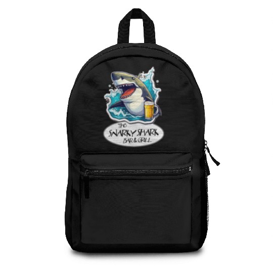 The Snarky Shark Bar & Grill Backpacks