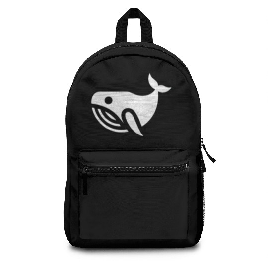 whale in the sea Backpacks