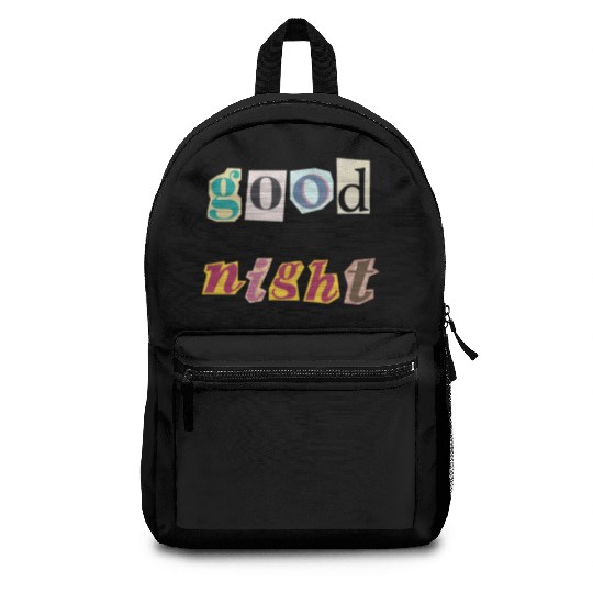 Dreamy Spectrum Typography Backpacks