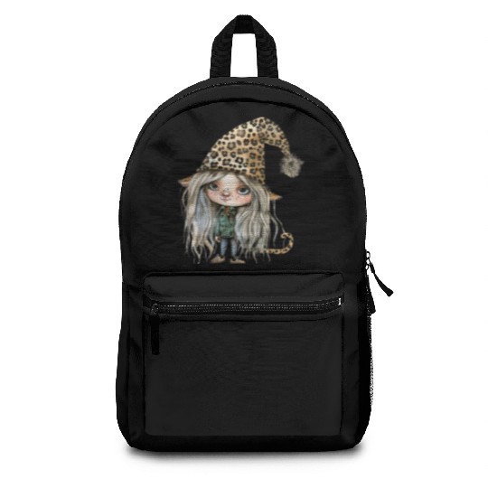 Leopard Print Gnome Clipart Images, Girly Backpacks