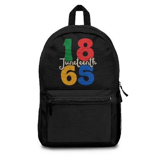 Freedom day Juneteenth 1865 Backpacks