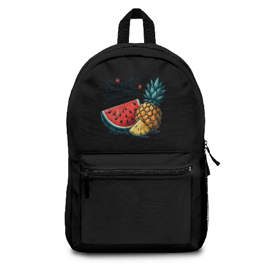 Sweet Summer Time Watermelon and Pineapple Backpacks