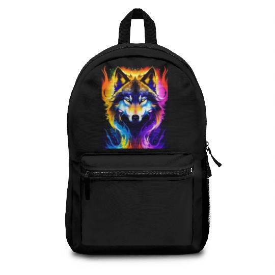 Cosmic Wolf Backpacks