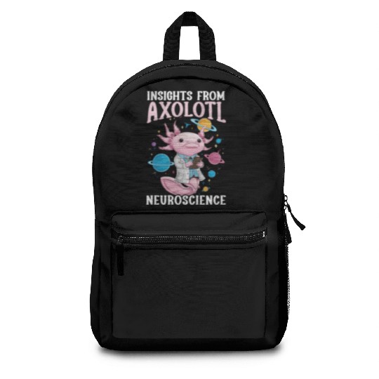 Axolotl Science Teacher Mexican Salamander Backpacks