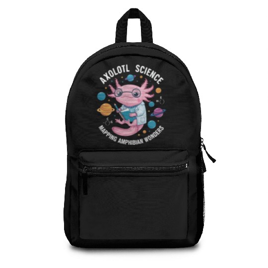 Axolotl Science Teacher Mexican Salamander Backpacks