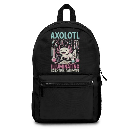 Axolotl Science Teacher Mexican Salamander Backpacks