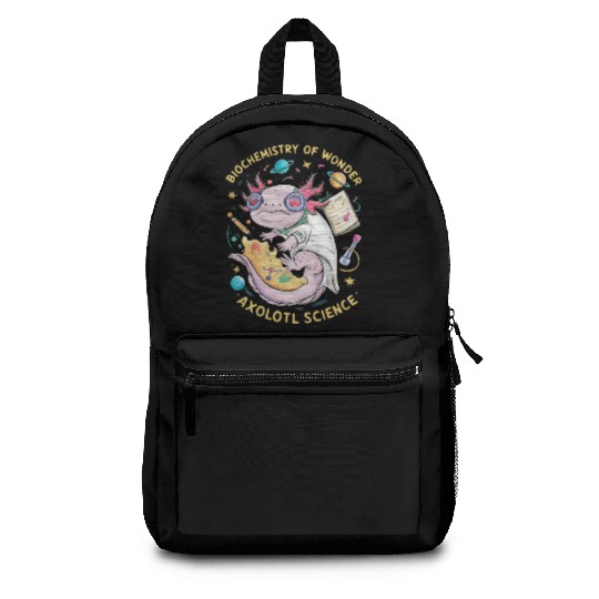 Axolotl Science Teacher Mexican Salamander Backpacks