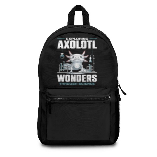 Axolotl Science Teacher Mexican Salamander Backpacks