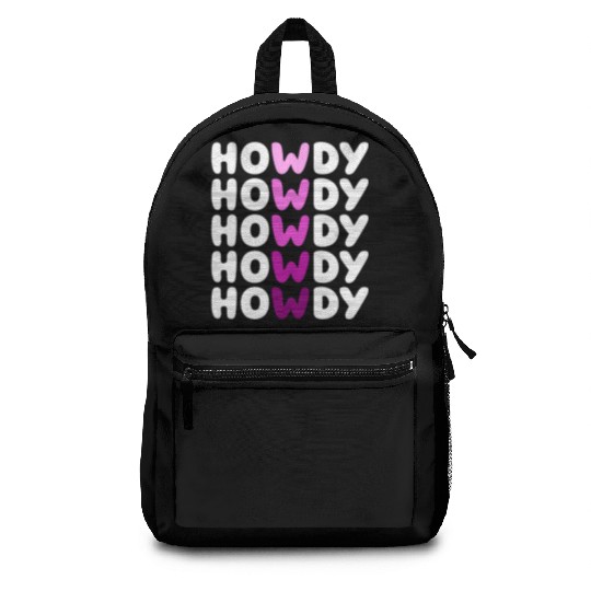 Western Country Texas Cowboy Hat Backpacks