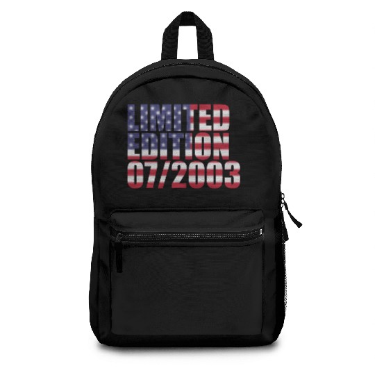 21st birthday Limited Edition USA 07/2003 Backpacks