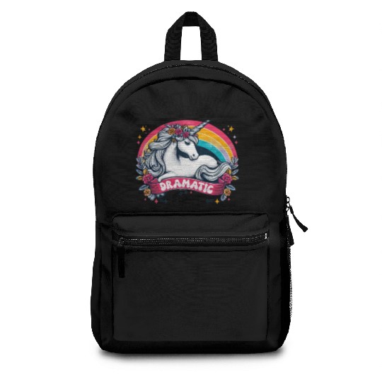 'I Just Need To Be Dramatic' Lazy Unicorn Backpacks!