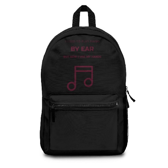 Dad joke play piano Backpacks