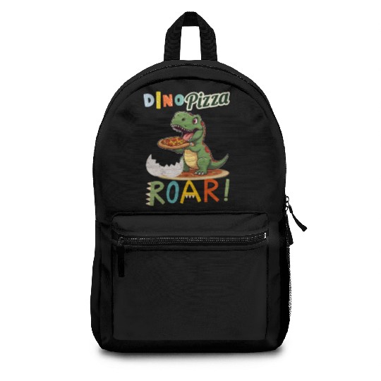 Dino Pizza Cute Kawaii Backpacks