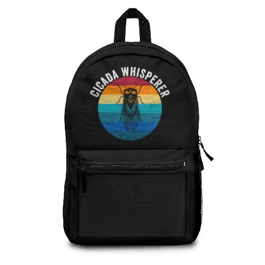 Funny Cicada Whisperer Funny Cicada Magicicada Backpacks