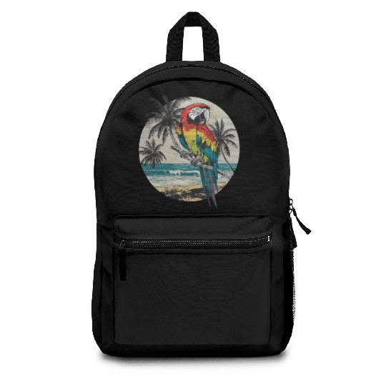 Macaw Parrot for a Bird Lover Animal Lover Backpacks